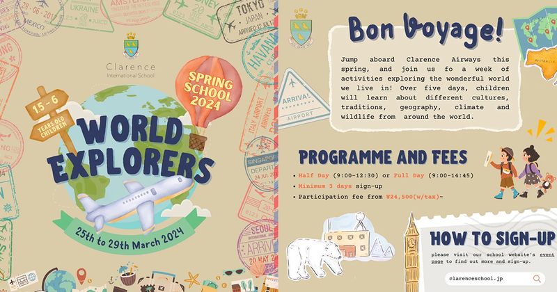 Spring "World Explorers" 2024 at Clarence International School