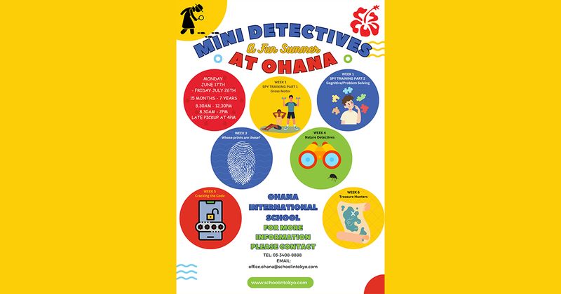 A FUN SUMMER AT OHANA being MINI DETECTIVES