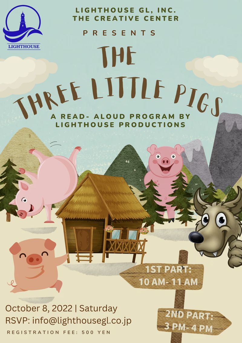 The Three Little Pigs - A read-aloud program by Lighthouse Productions (October 8, 2022)